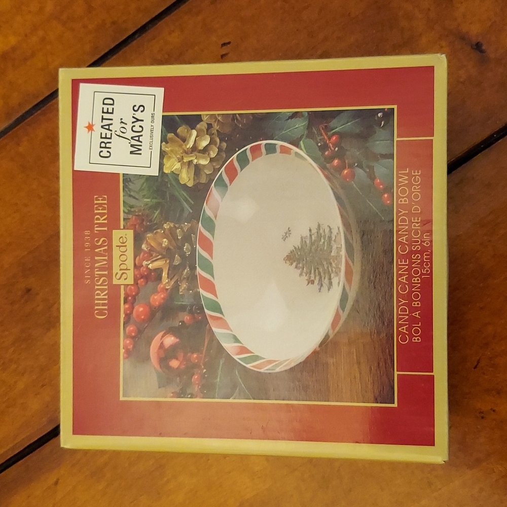 NEW | SPODE | CANDY CANE CANDY BOWL - Picture 5 of 7
